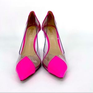 Schutz Cendi Stiletto Pump Neon Pink - Size 8